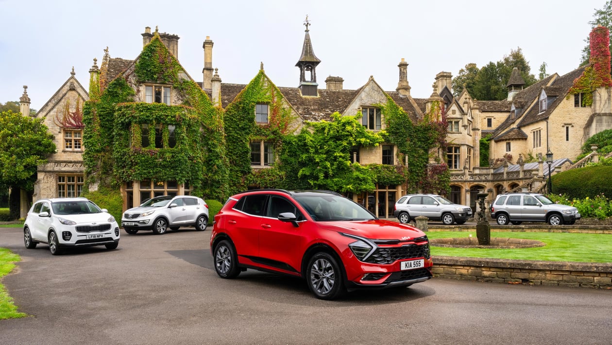 Kia Sportage 30 year group test pictures Carbuyer